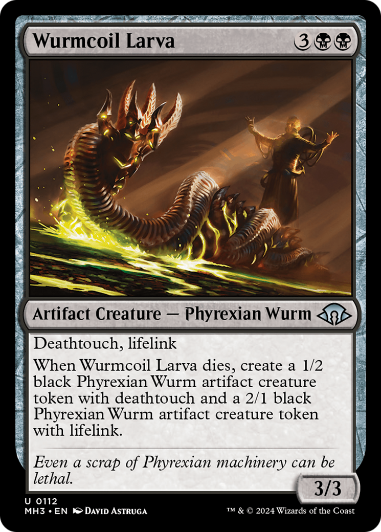 Wurmcoil Larva (112) Foil - Modern Horizons 3