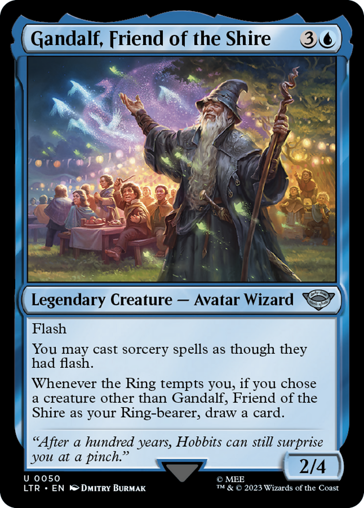 Gandalf, Friend of the Shire (050) Foil - The Lord of the Rings: Tales of Middle-earth
