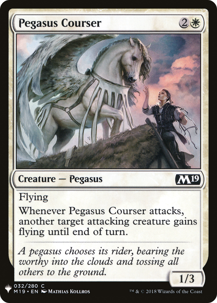 Pegasus Courser (M19-32) - The List