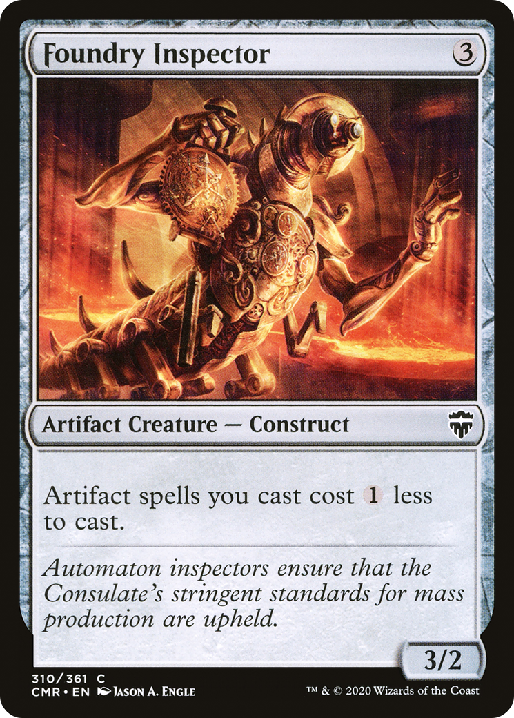Foundry Inspector (310) Foil - Commander Legends