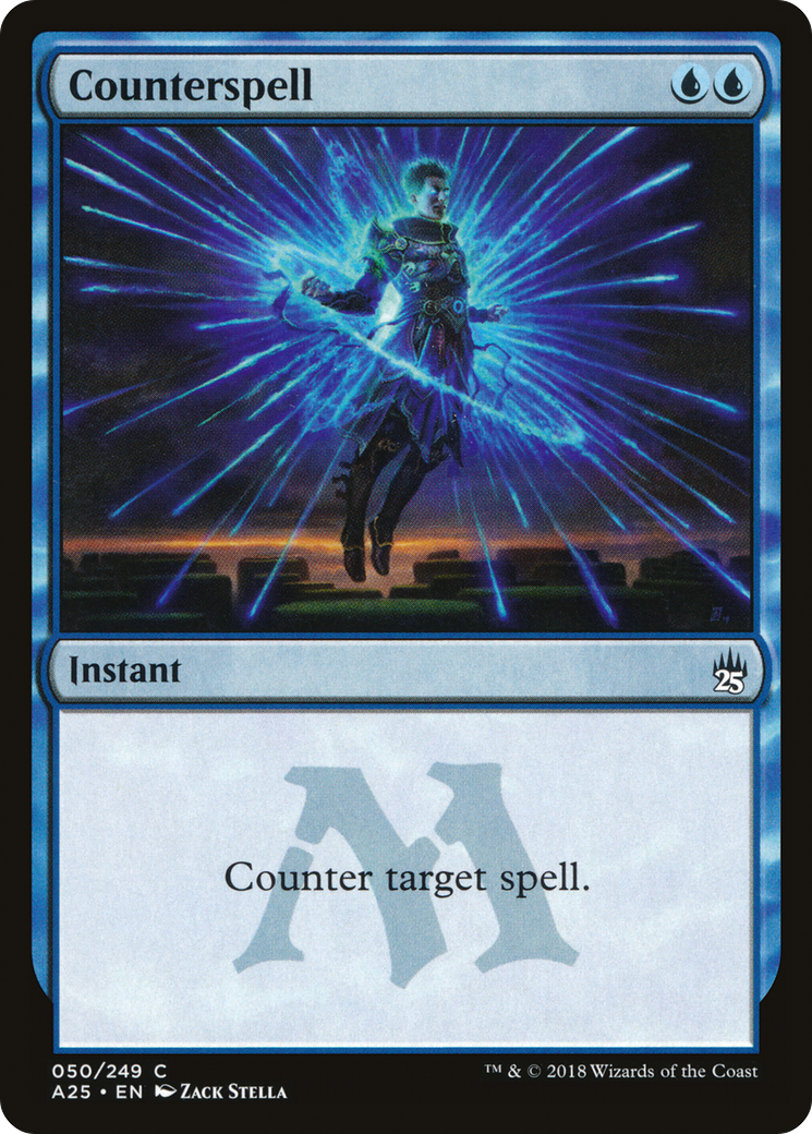 Counterspell (050) Foil - Masters 25
