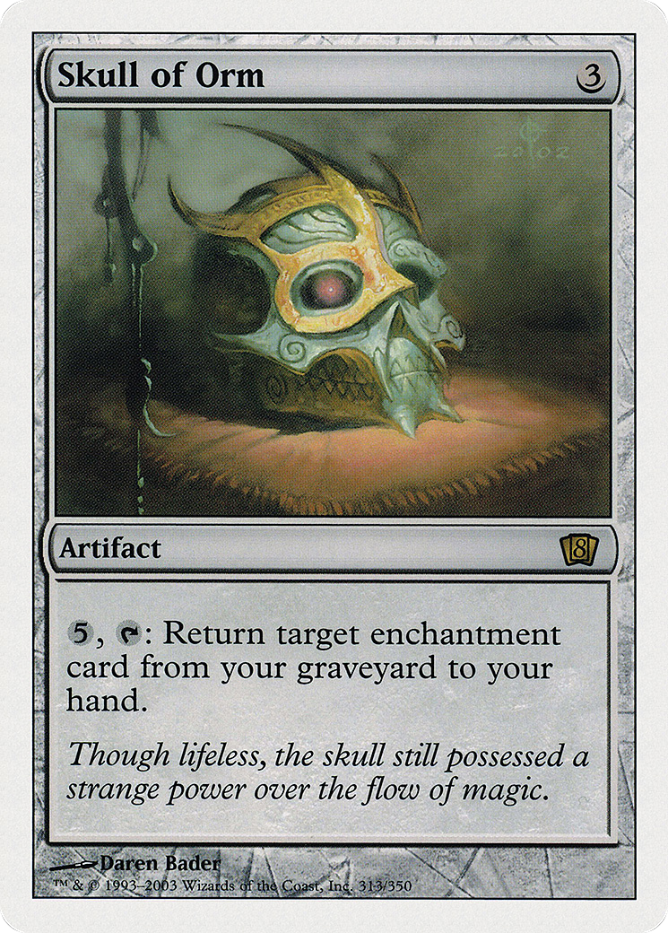 Skull of Orm (313) Foil - Eighth Edition