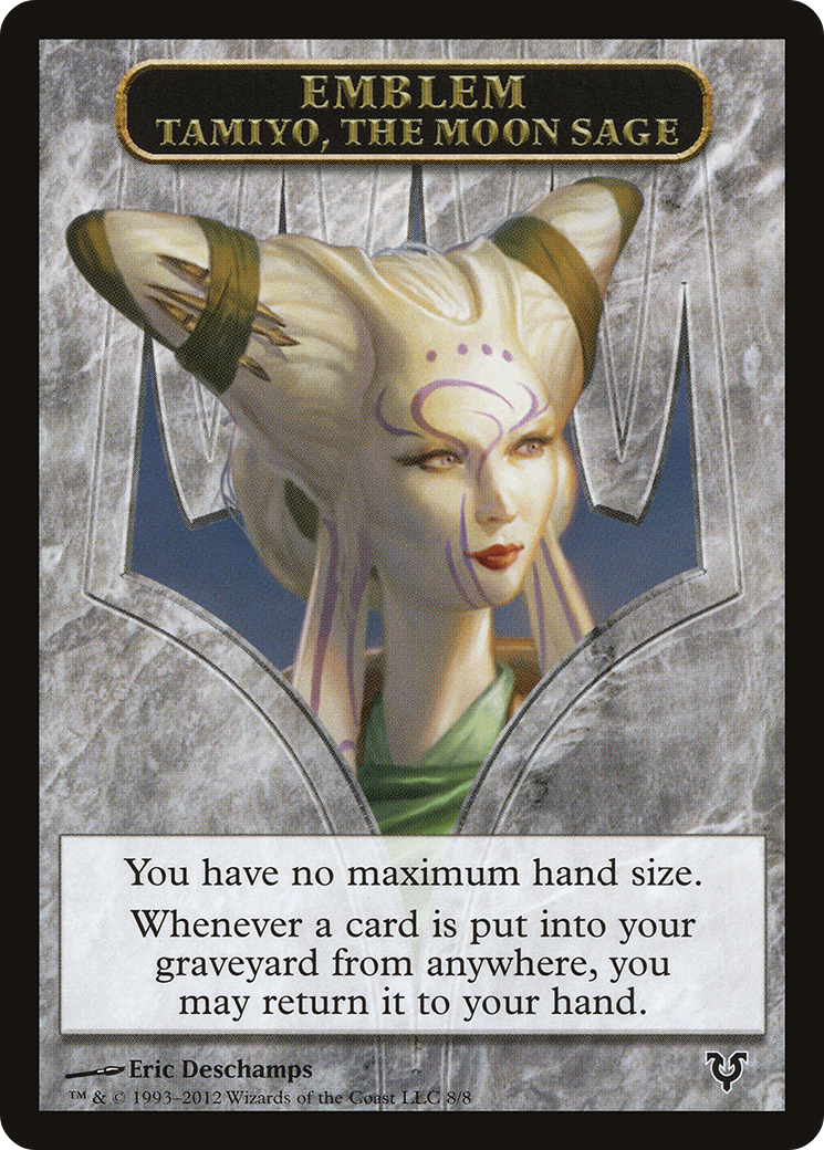 Emblem – Tamiyo, the Moon Sage (008) - Avacyn Restored Tokens