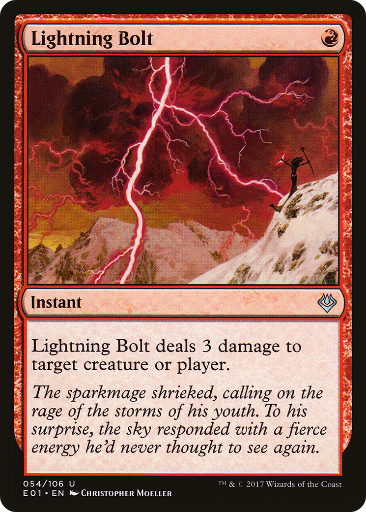 Lightning Bolt (054) - Archenemy: Nicol Bolas