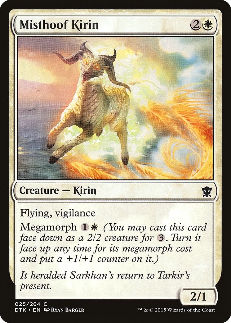 Misthoof Kirin (025) - Dragons of Tarkir