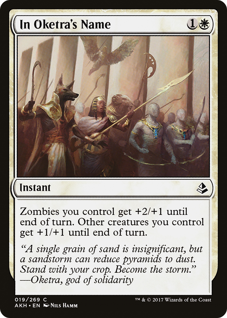 In Oketra's Name (019) Foil - Amonkhet