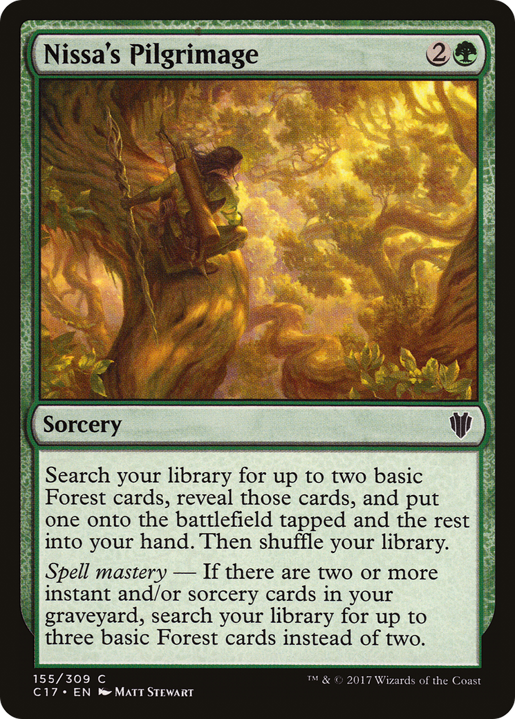 Nissa's Pilgrimage (155) - Commander 2017