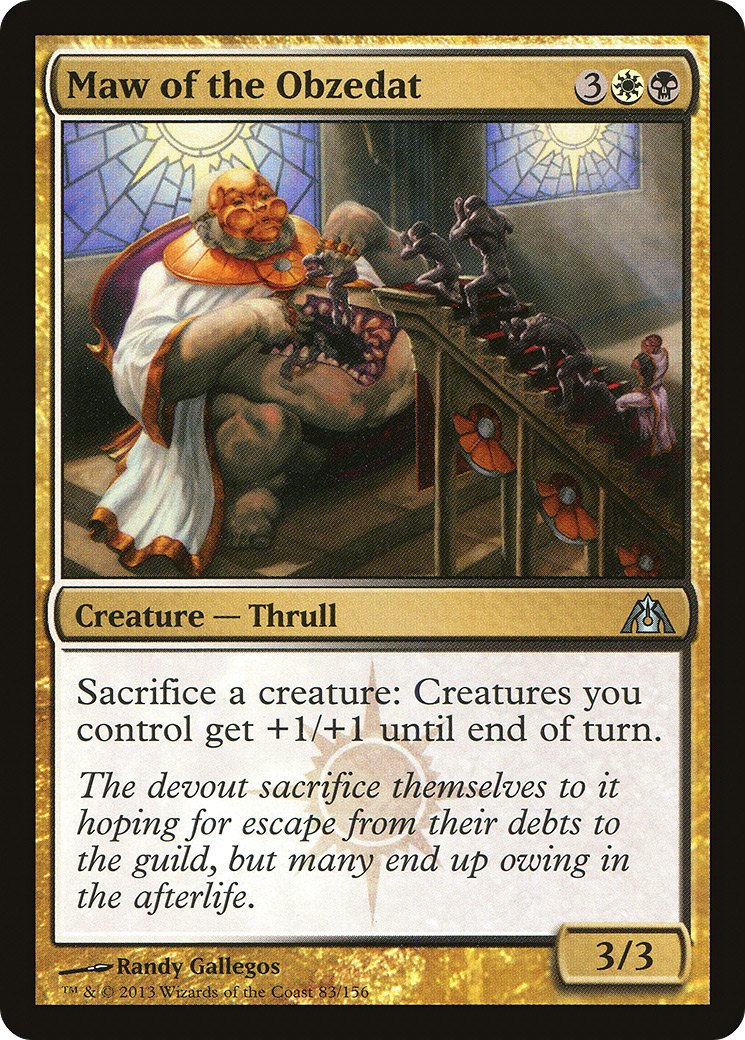 Maw of the Obzedat (083) Foil - Dragon's Maze
