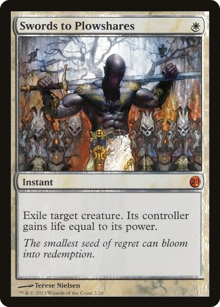 Swords to Plowshares (002) Foil - From the Vault: Twenty