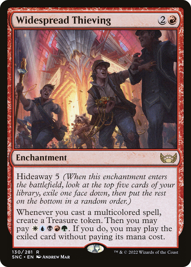 Widespread Thieving (130) Foil - Streets of New Capenna