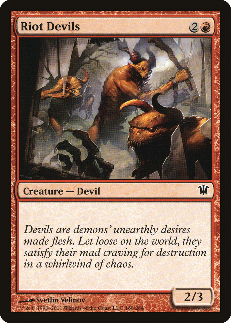 Riot Devils (160) Foil - Innistrad