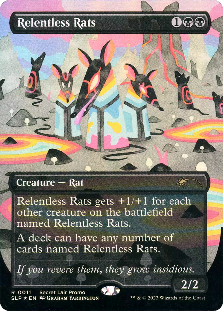 Relentless Rats (011) Foil - Secret Lair Showdown