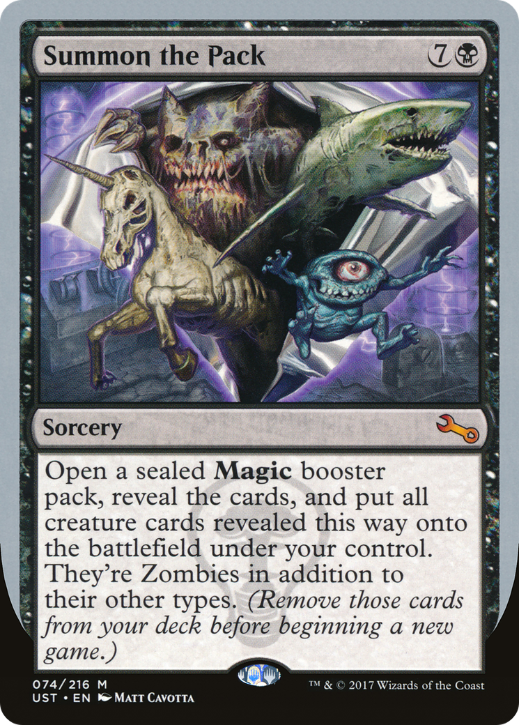 Summon the Pack (074) Foil - Unstable