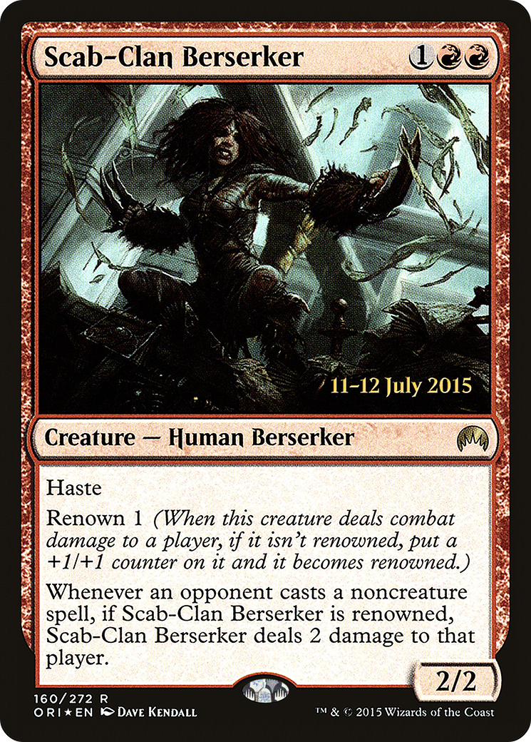 Scab-Clan Berserker (160s) Foil - Magic Origins Promos