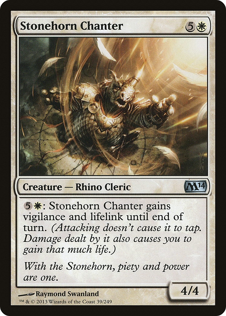 Stonehorn Chanter (039) Foil - Magic 2014