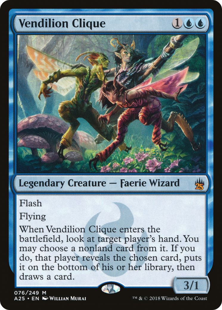Vendilion Clique (076) Foil - Masters 25