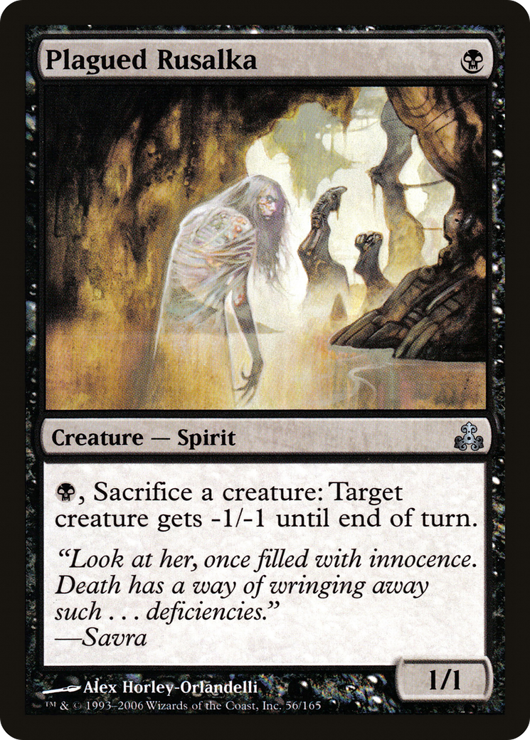 Plagued Rusalka (056) Foil - Guildpact