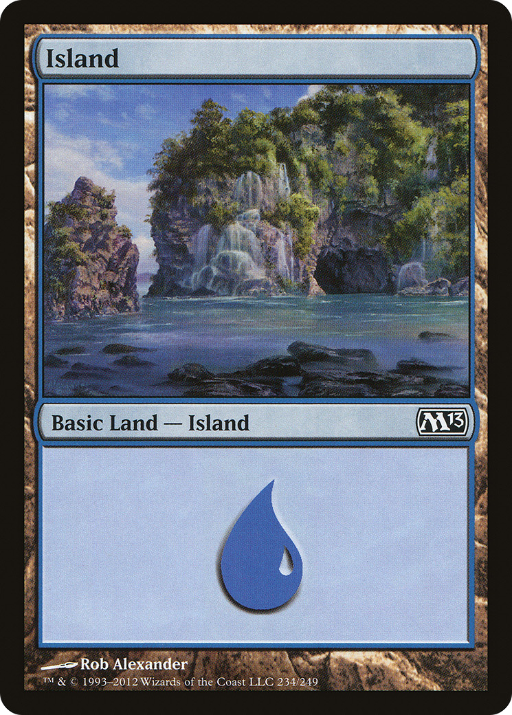 Island (234) Foil - Magic 2013