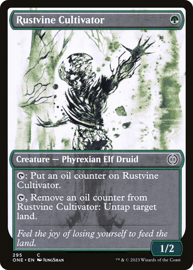 Rustvine Cultivator (Showcase) (295) - Phyrexia: All Will Be One