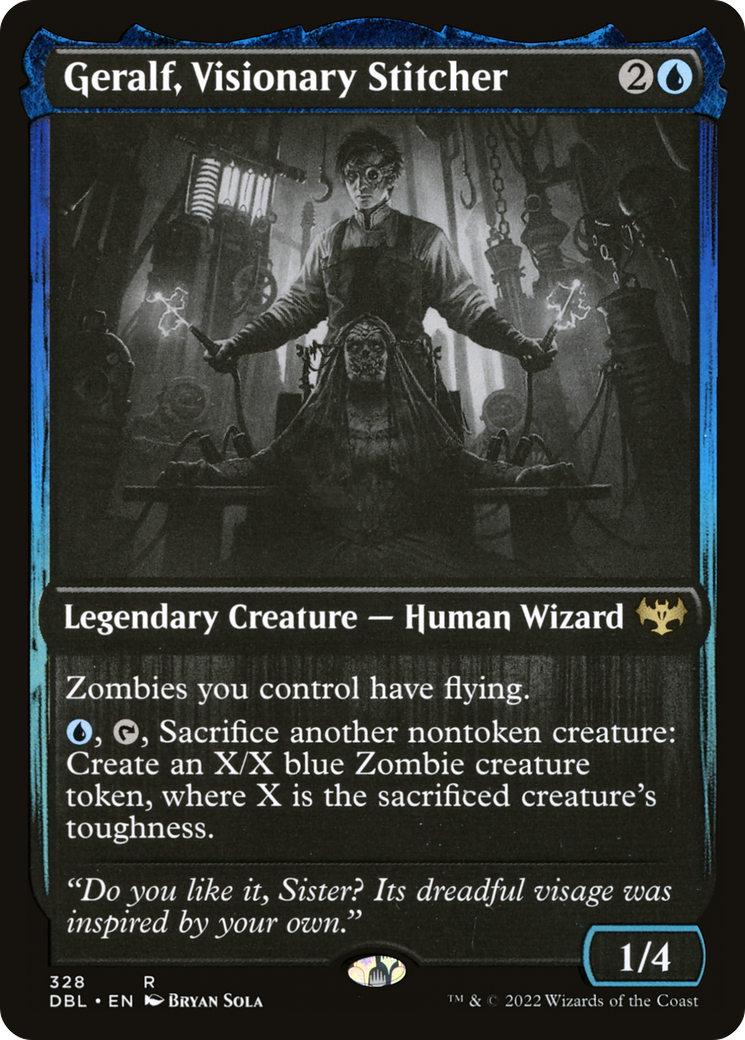 Geralf, Visionary Stitcher (328) Foil - Innistrad: Double Feature
