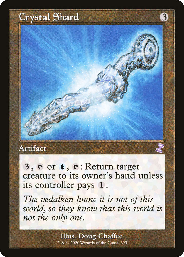 Crystal Shard (Retro) (393) Foil - Time Spiral Remastered