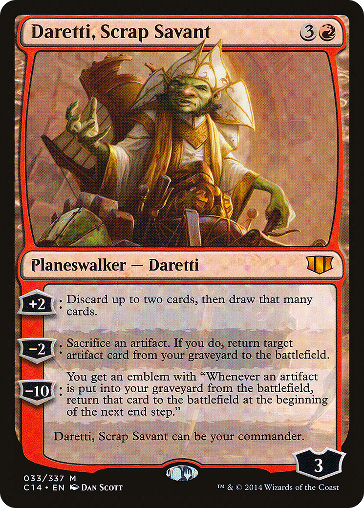 Daretti, Scrap Savant (033) - Commander 2014