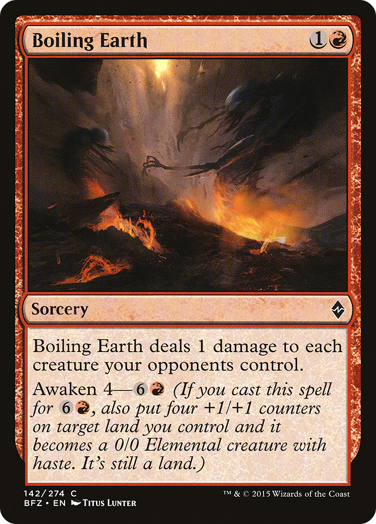Boiling Earth (142) - Battle for Zendikar