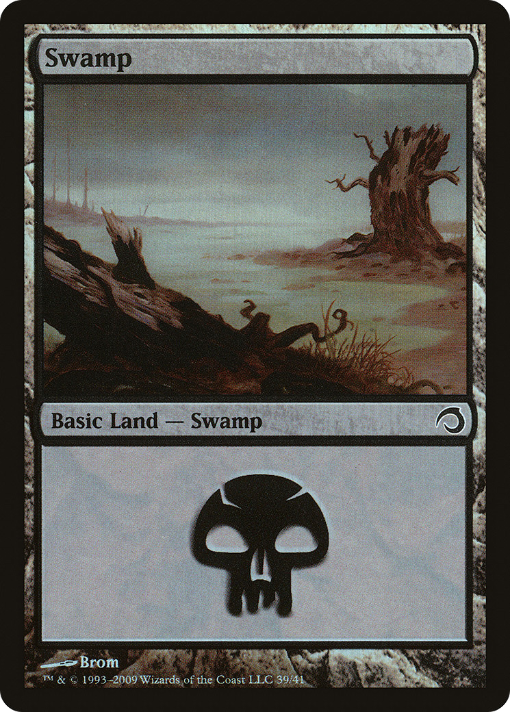 Swamp (039) Foil - Premium Deck Series: Slivers