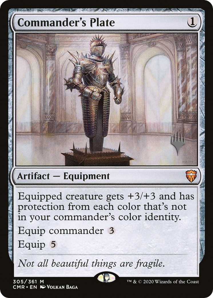 Commander's Plate (305) Foil - Commander Legends Promos