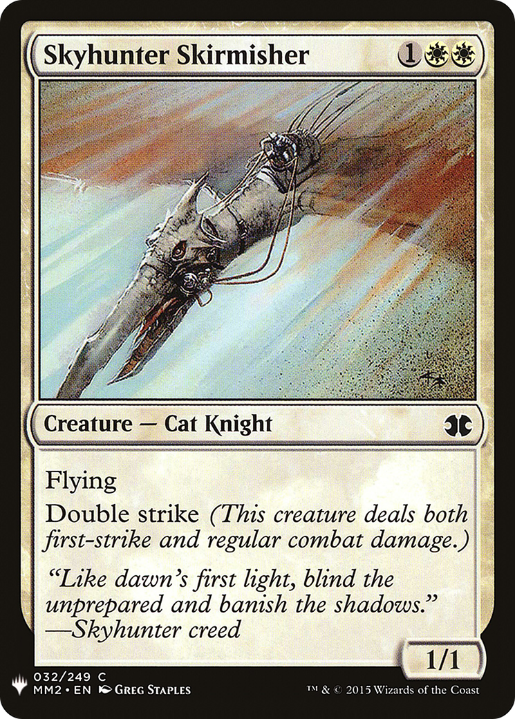 Skyhunter Skirmisher (032) - The List