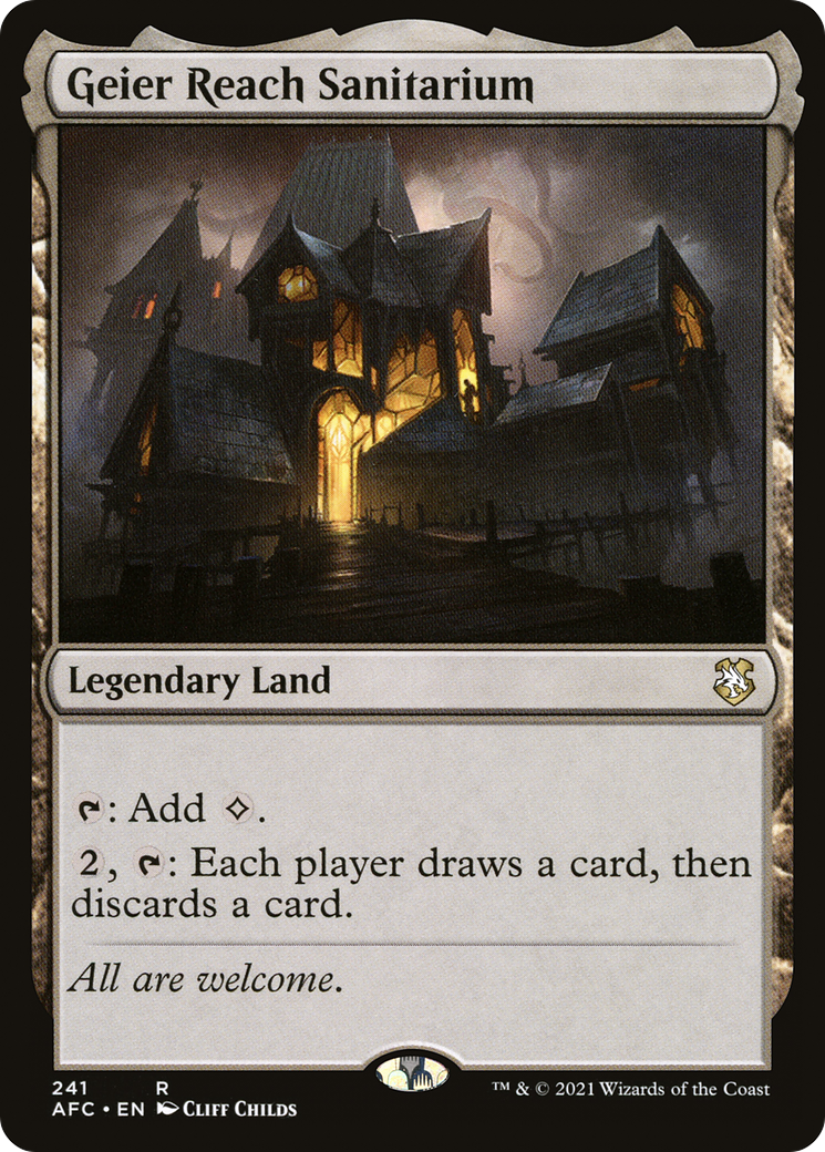 Geier Reach Sanitarium (241) - Forgotten Realms Commander