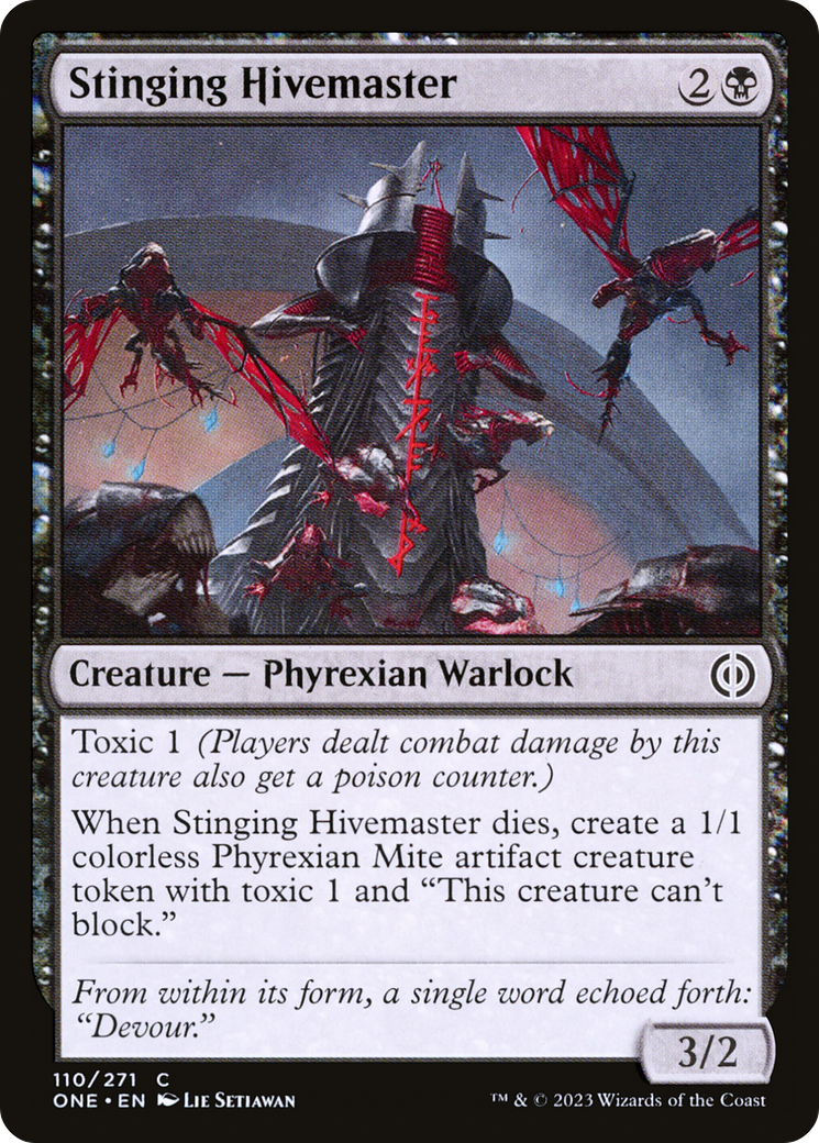Stinging Hivemaster (110) - Phyrexia: All Will Be One
