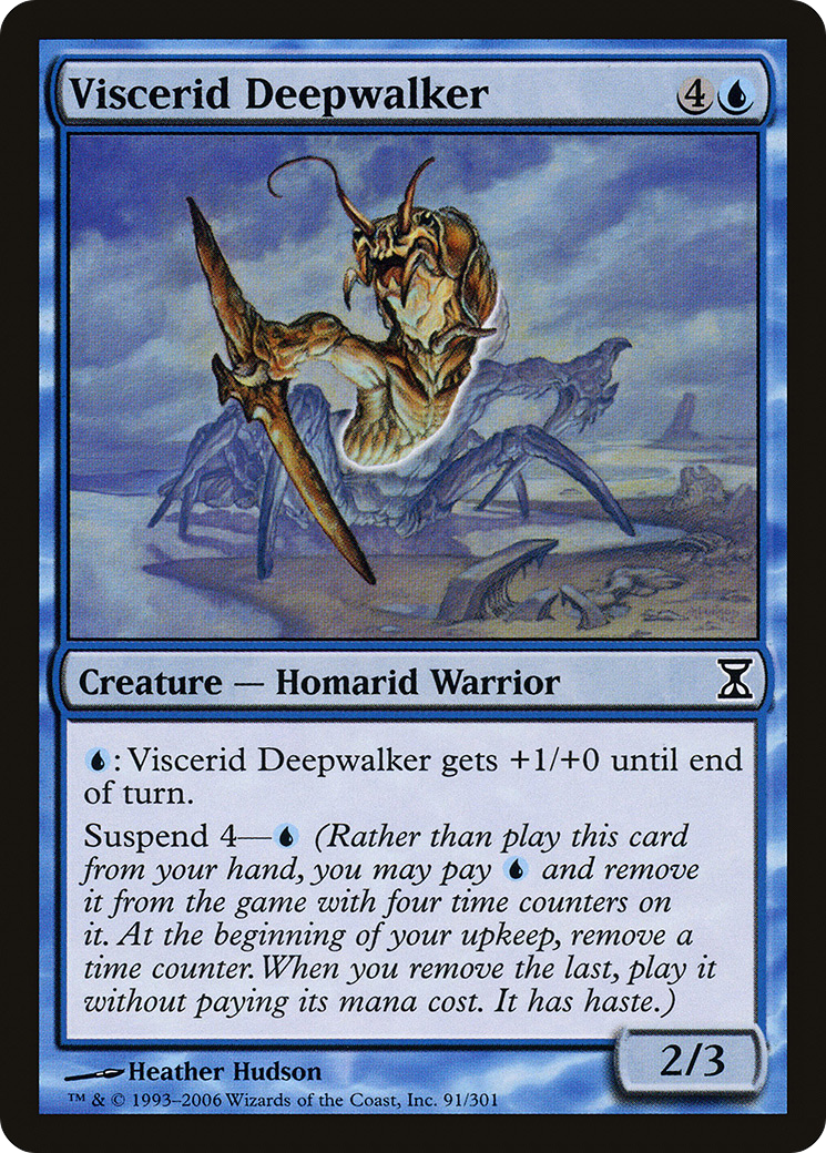 Viscerid Deepwalker (091) Foil - Time Spiral