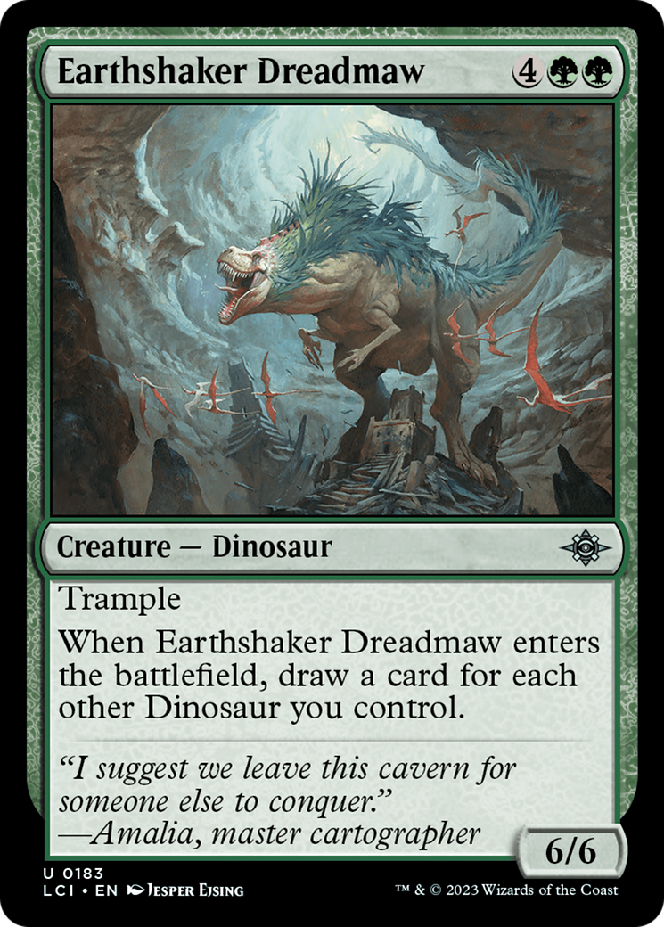 Earthshaker Dreadmaw (183) Foil - The Lost Caverns of Ixalan