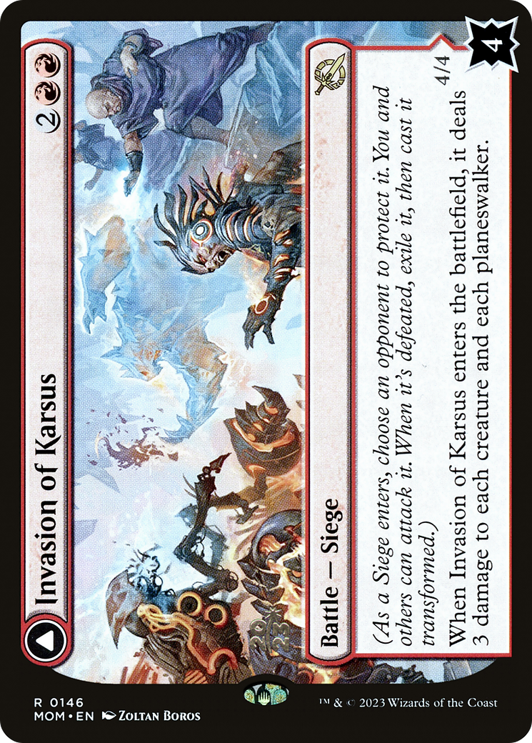 Invasion of Karsus // Refraction Elemental (146s) Foil - March of the Machine Promos