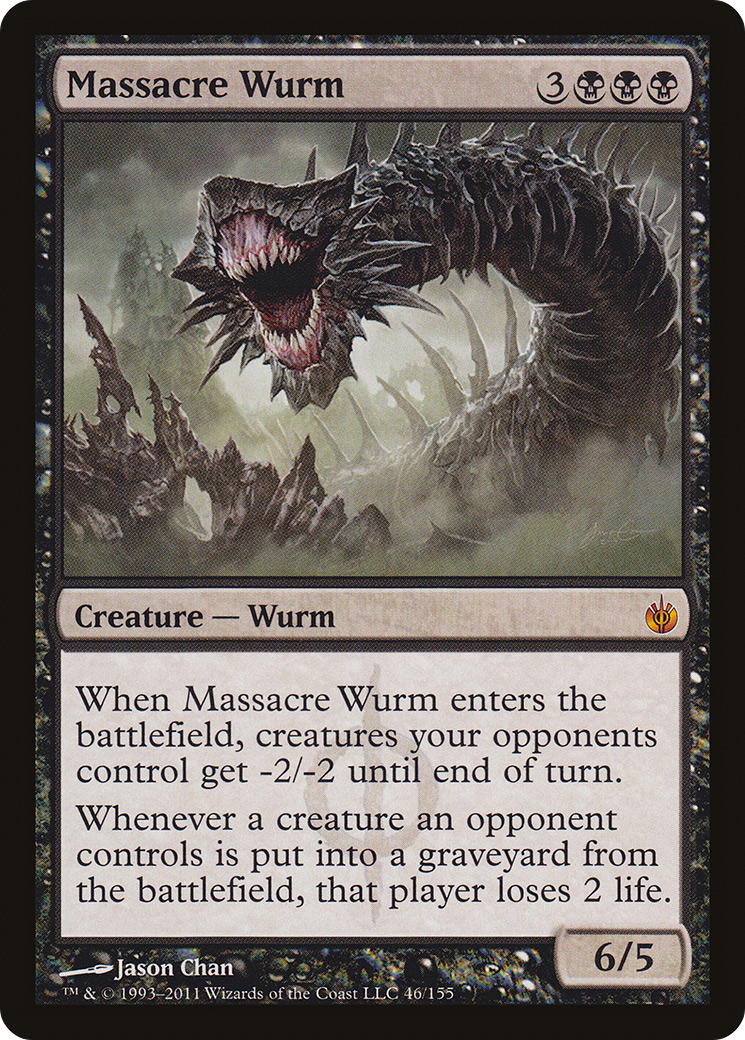 Massacre Wurm (046) Foil - Mirrodin Besieged
