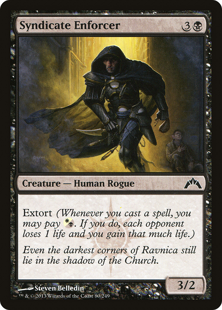 Syndicate Enforcer (080) Foil - Gatecrash