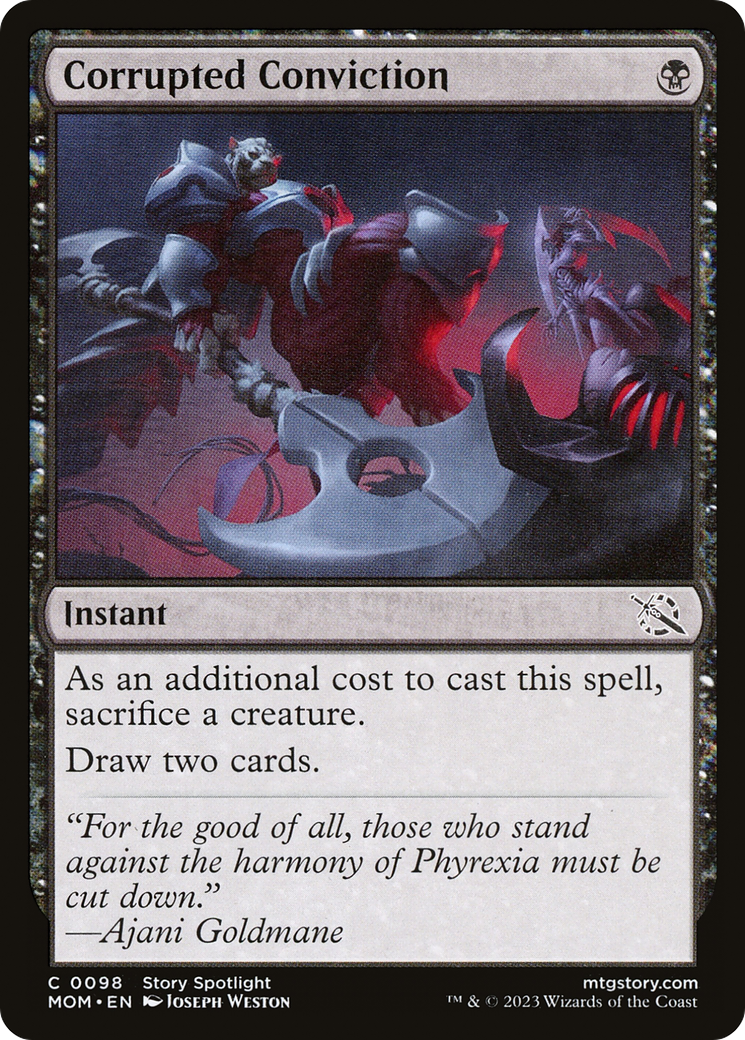 Corrupted Conviction (098) Foil - March of the Machine