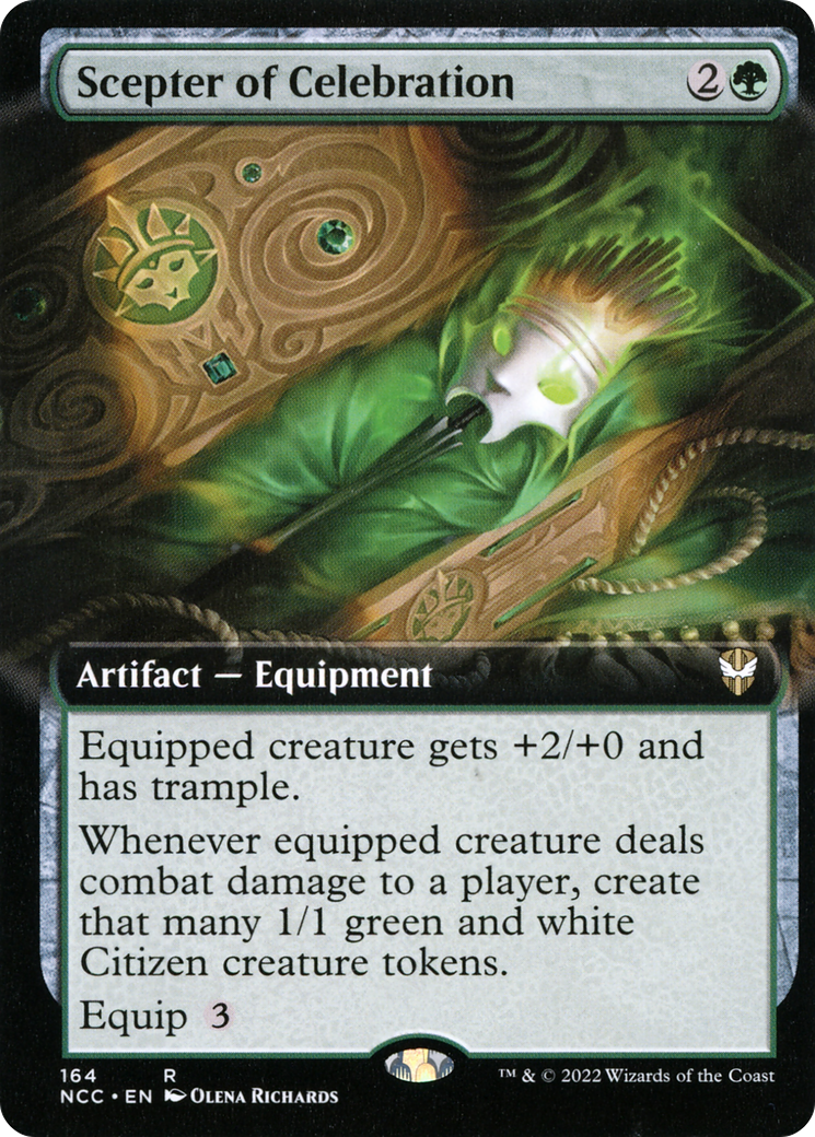 Scepter of Celebration (Extended Art) (164) - New Capenna Commander