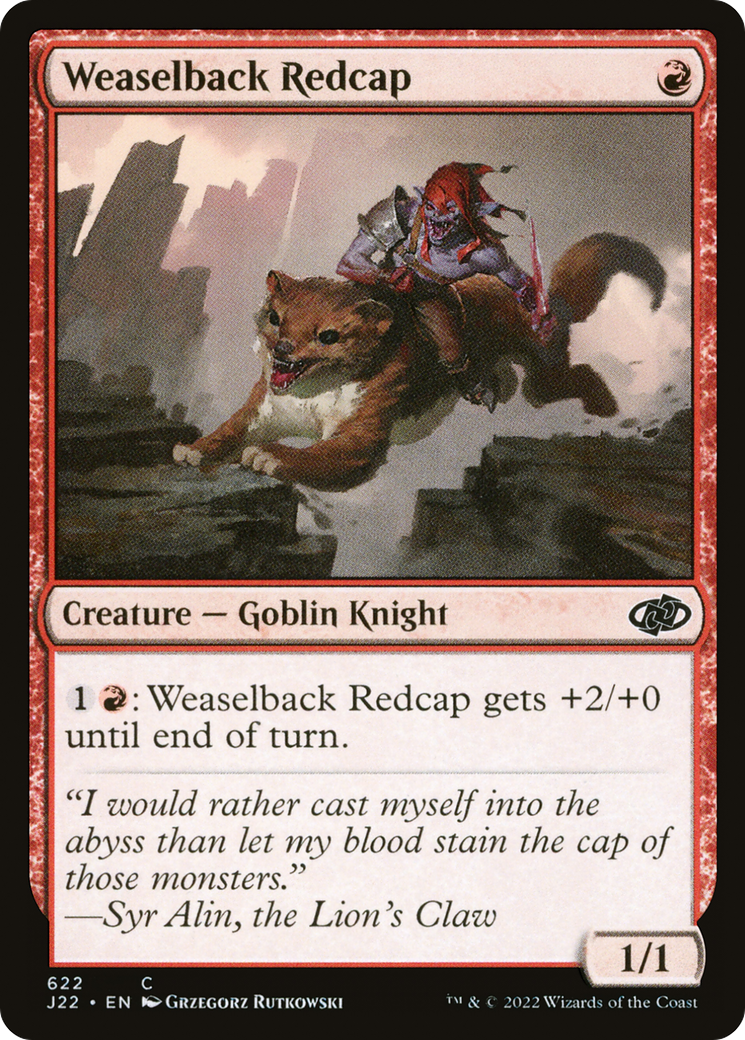 Weaselback Redcap (622) - Jumpstart 2022