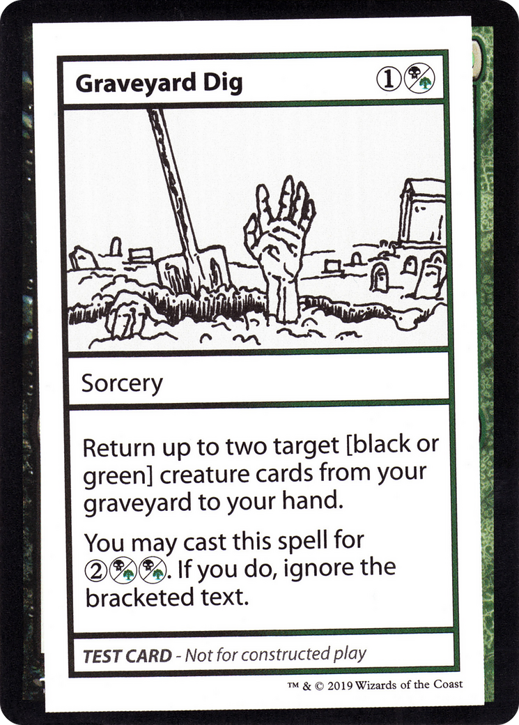 Graveyard Dig (092) - Mystery Booster Playtest Cards 2021