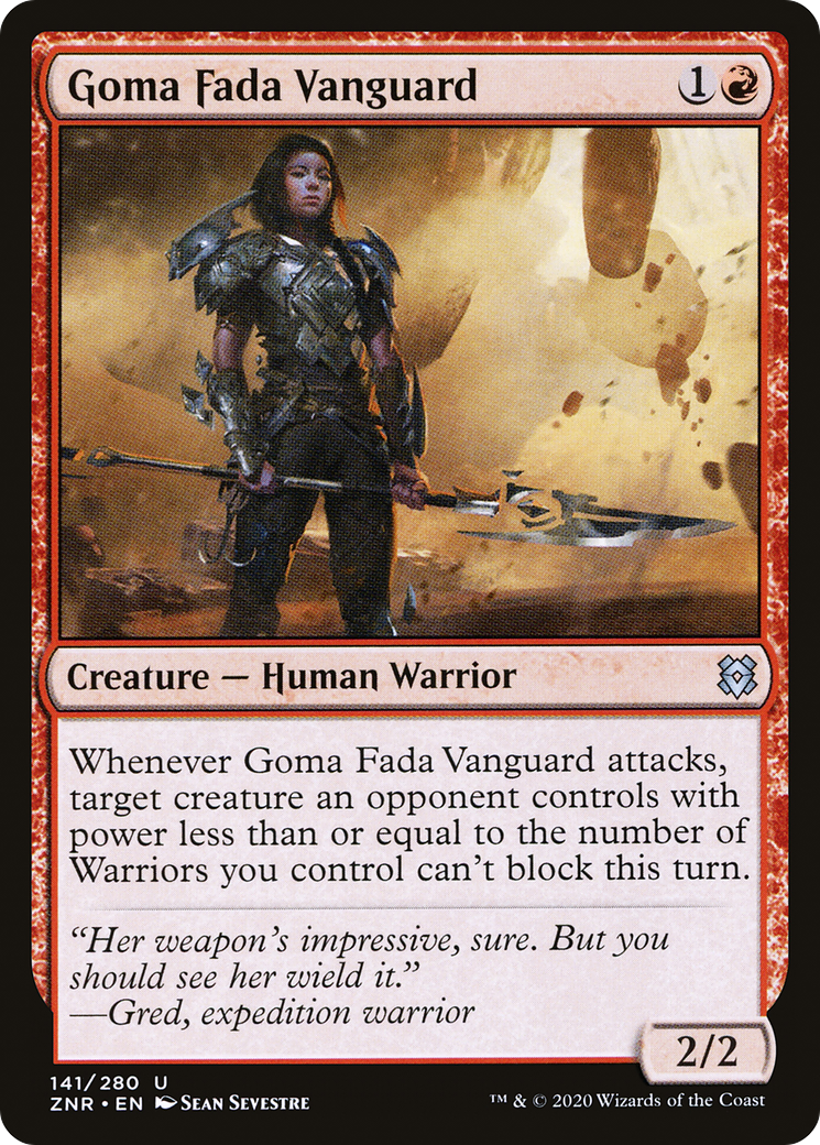 Goma Fada Vanguard (141) - Zendikar Rising
