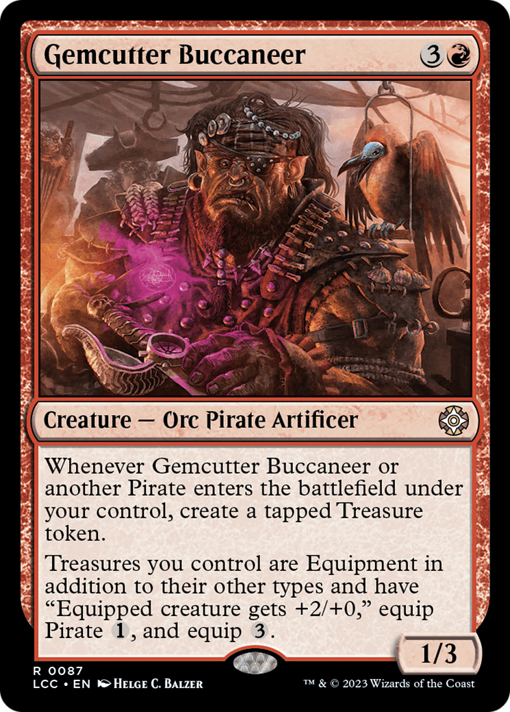 Gemcutter Buccaneer (087) - The Lost Caverns of Ixalan Commander