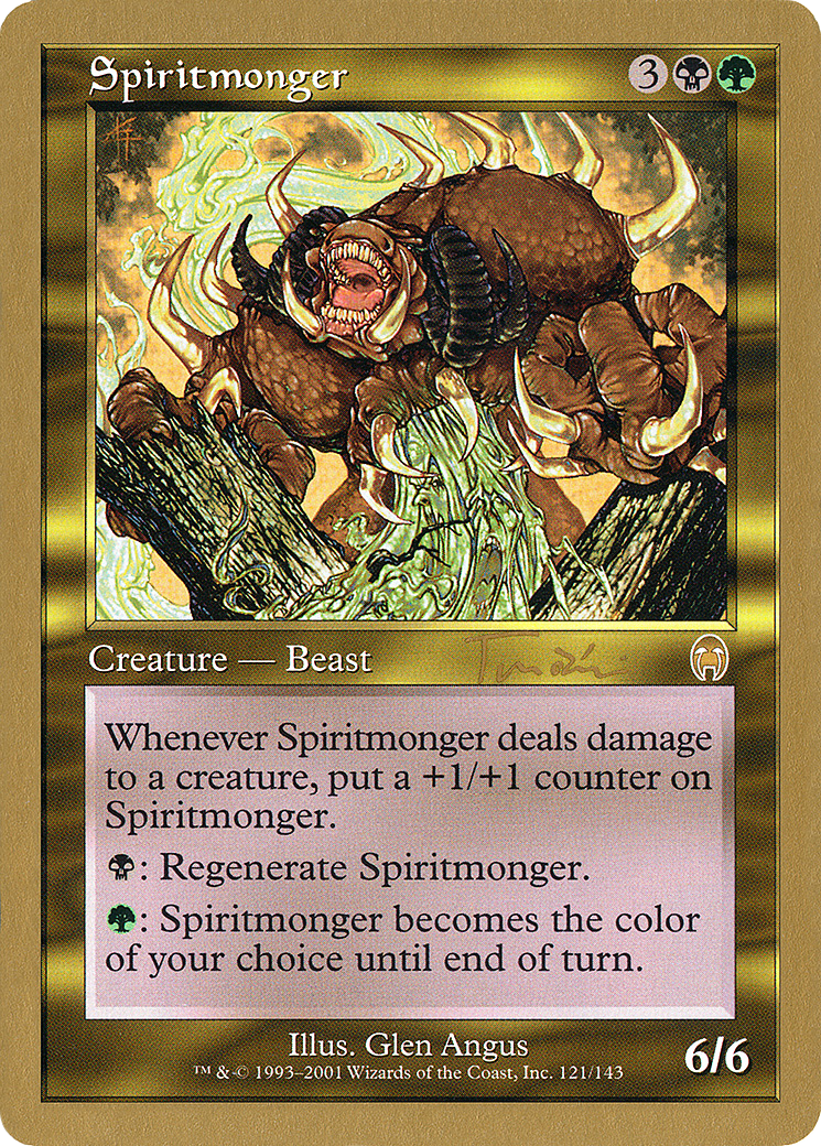 Spiritmonger - 2001 Jan Tomcani (APC) (Retro) - World Championship Decks 2001