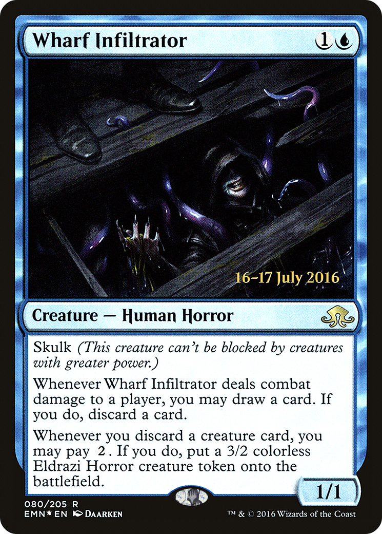 Wharf Infiltrator (80s) Foil - Eldritch Moon Promos