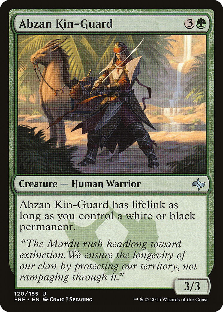Abzan Kin-Guard (120) Foil - Fate Reforged