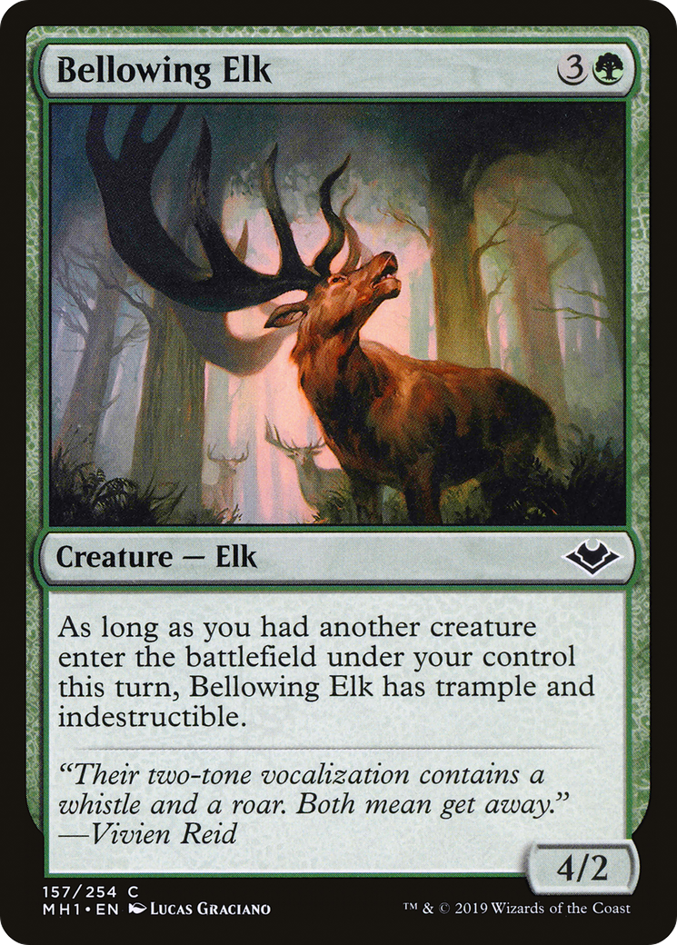 Bellowing Elk (157) Foil - Modern Horizons