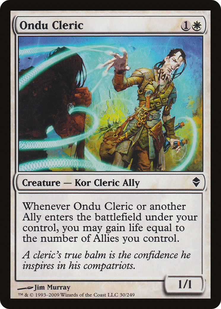 Ondu Cleric (030) - Zendikar