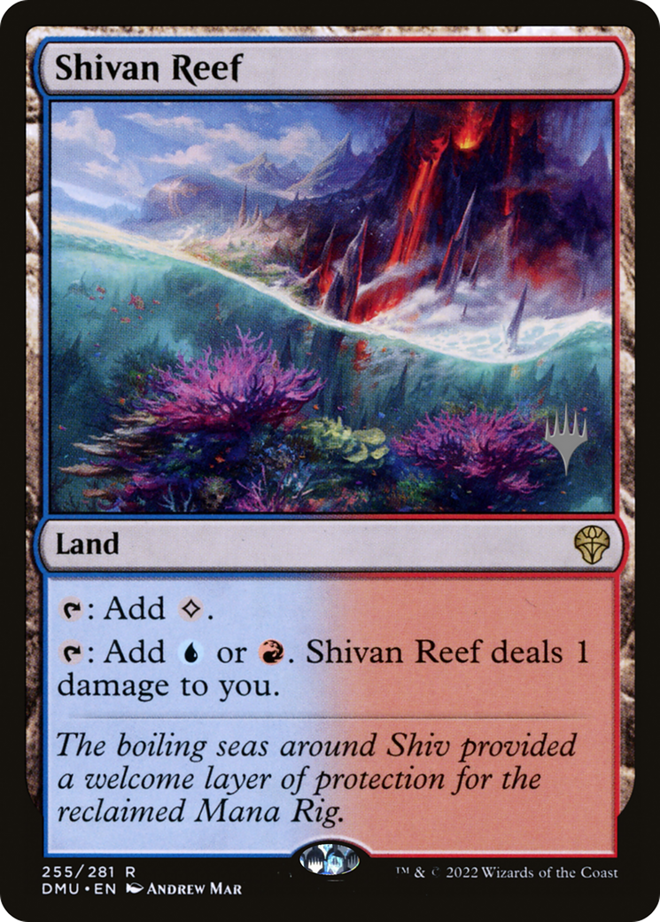 Shivan Reef (255) Foil - Dominaria United Promos