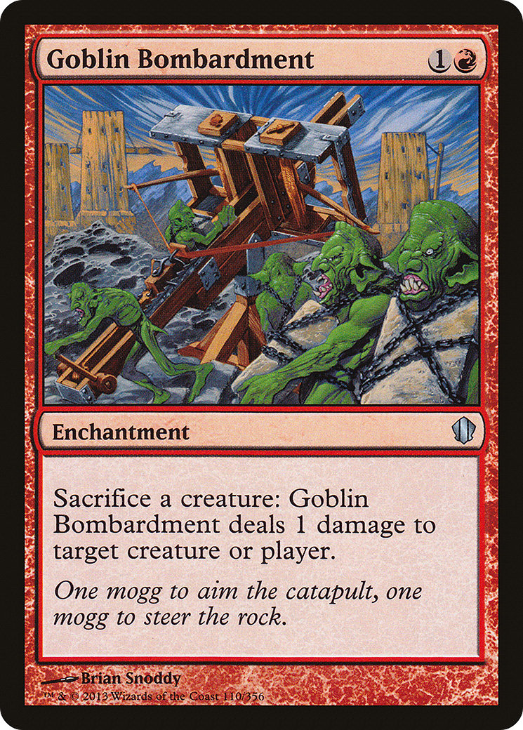 Goblin Bombardment (110) - Commander 2013